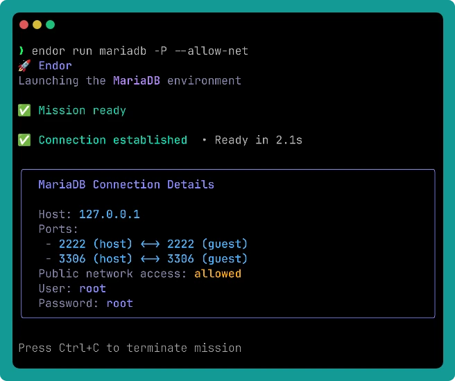Endor CLI preview